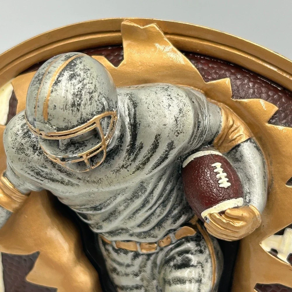 2010 3D Football Burst Trophy Award Wall Plaque RF-501 Resin 6